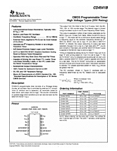 DataSheet CD4541B pdf